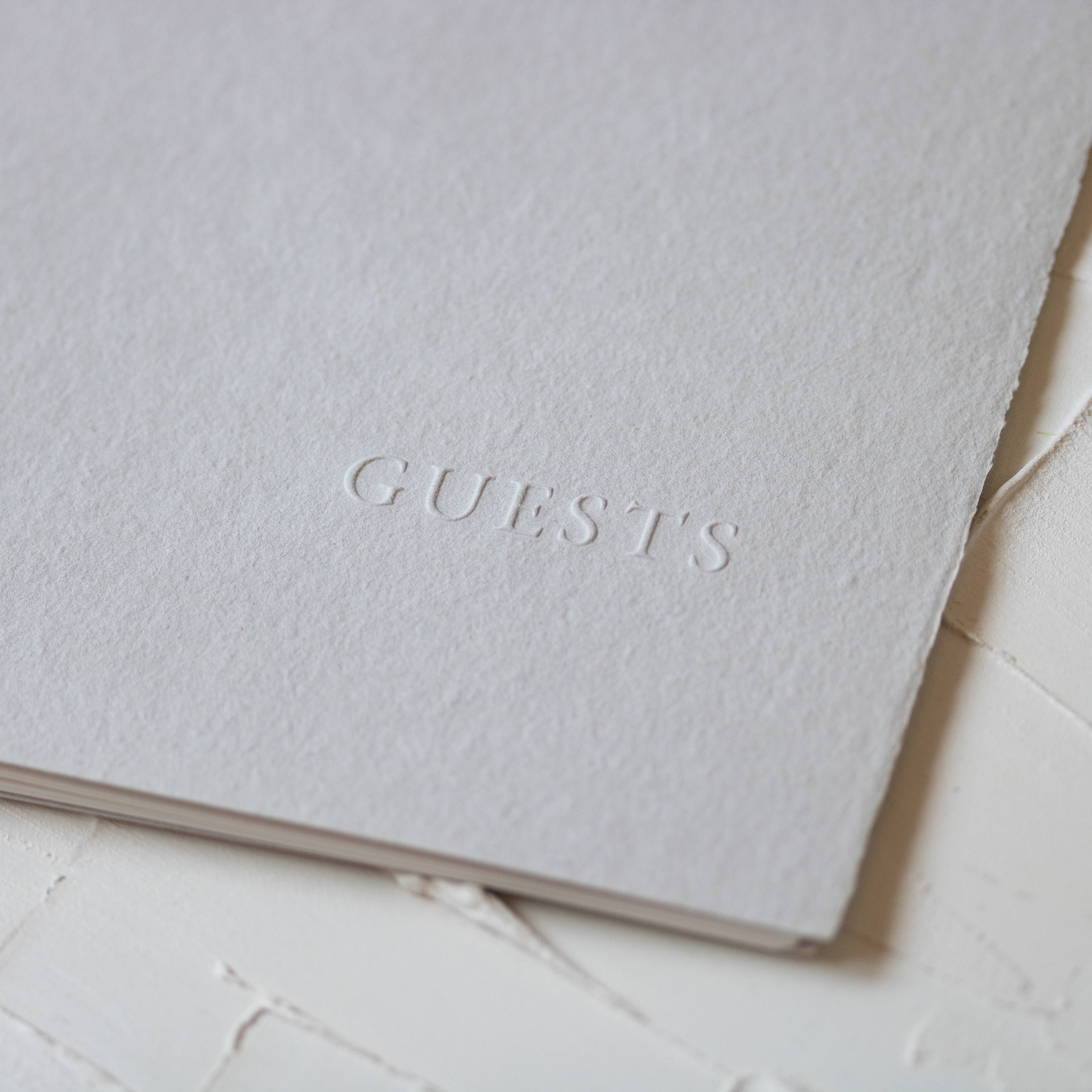 Oblation Papers & Press - Wholesale Guest Book - Stone Handmade Paper Stitched Guestbook1