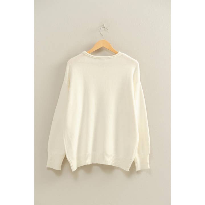Double Zero - Wholesale Knit Sweater - Women's - Oversized Rolll Neck Knit Sweater18