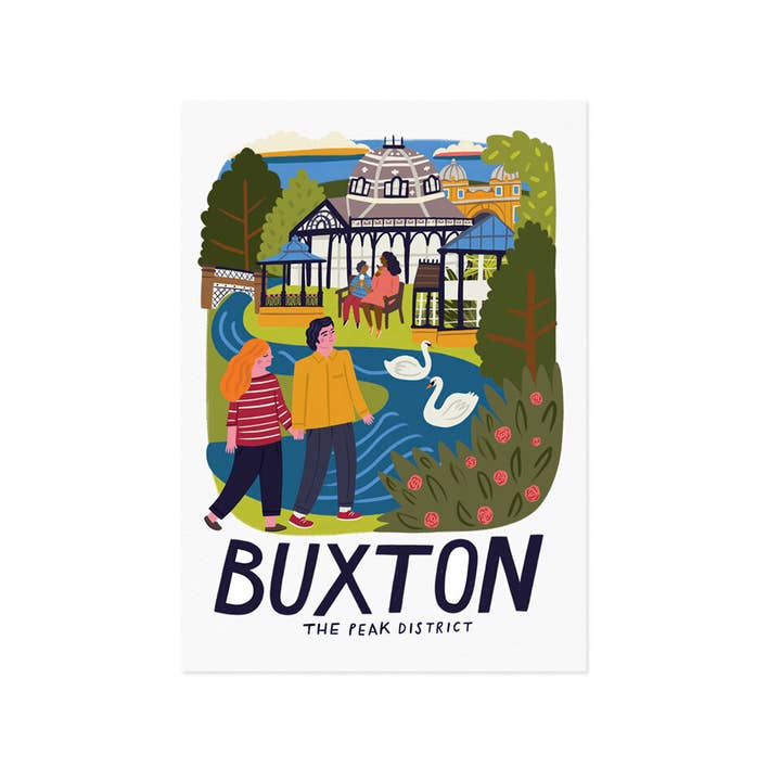 Affiche de voyage de Buxton pour la vente par Lauren Radley