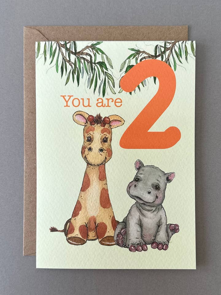 You Are 2 Card for wholesale by Ted 'n' Tails