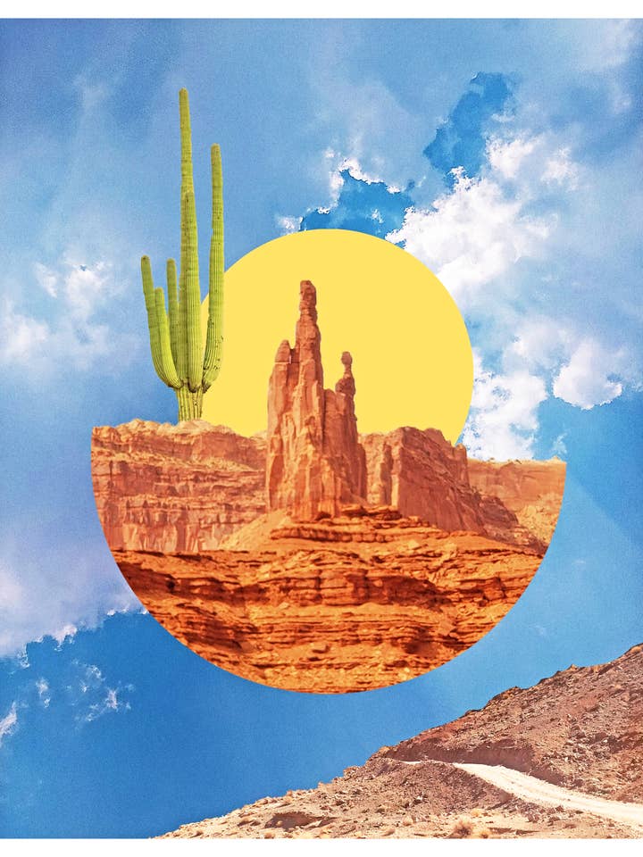 White Rim Road Print for wholesale by Elisabeth Grace