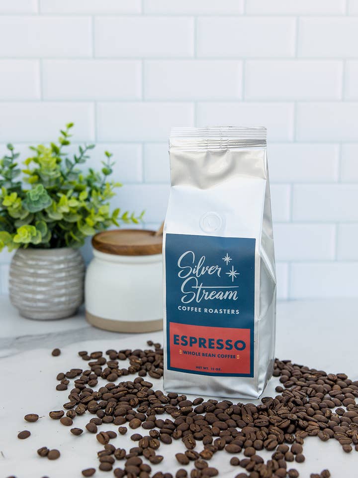 Signature Espresso Blend - Medium Dark Roast - 12 oz for wholesale by SilverStream Coffee Roasters