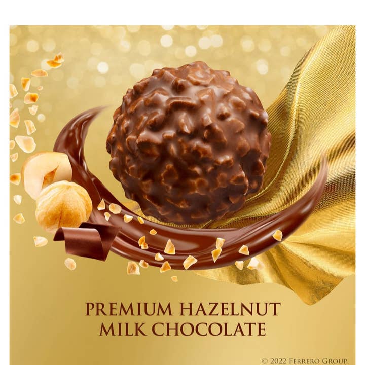 Majestic Wholesale – wholesale Chocolate box – Ferrero Rocher Premium Milk Chocolate Hazelnut, 48 ct.