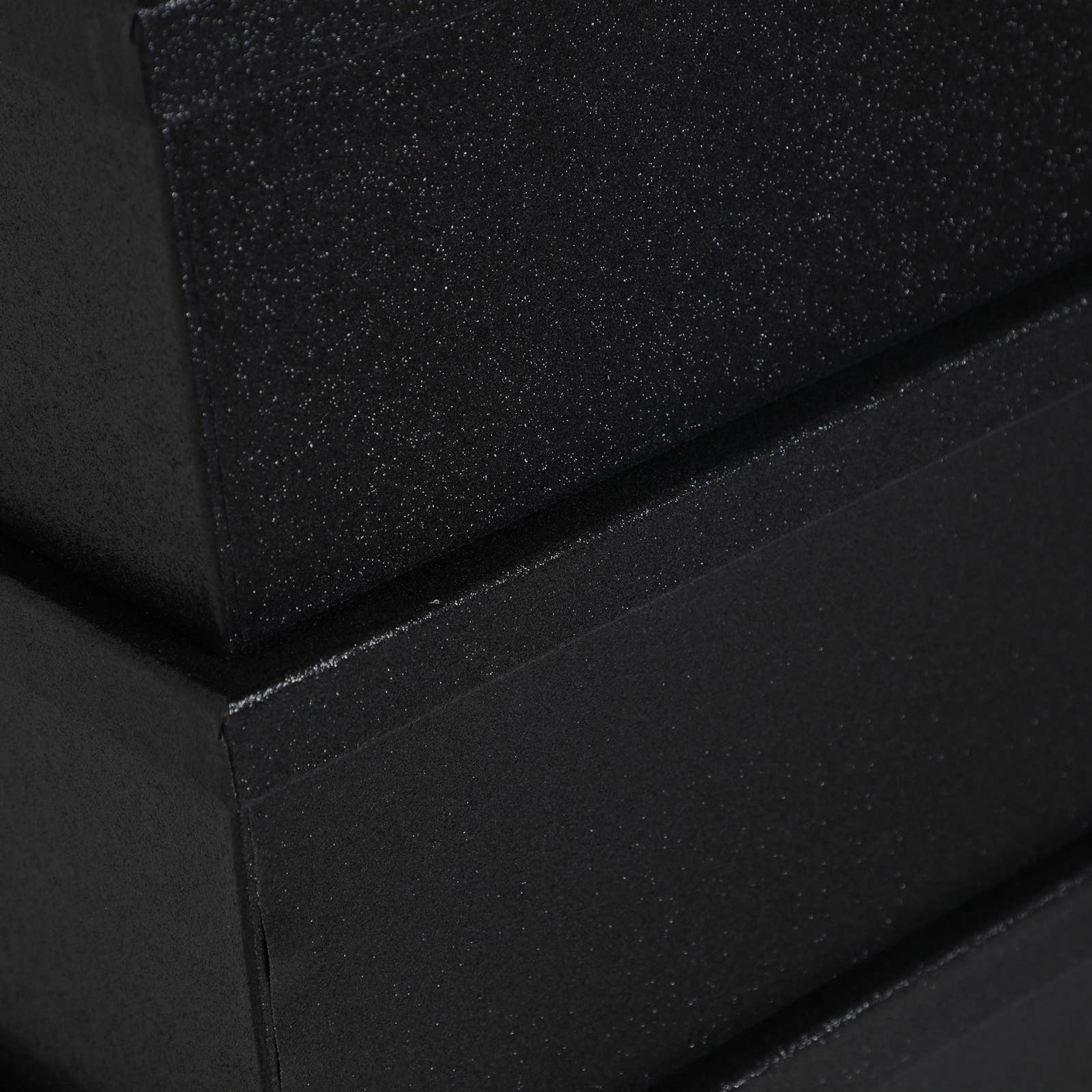 B&B - Wholesale Decorative Box - Box J/10 Glitter Black Cardboard 47X33X23cm2