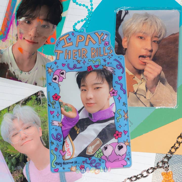 I PAY THEIR BILLS PVC Photocard Holder for wholesale by anniyell