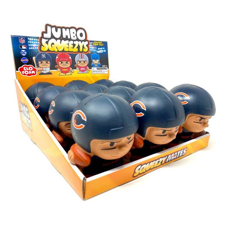 Chicago Bears Jumbo Squeezy Bulk Single - Caleb Williams for wholesale by Party Animal, Inc.