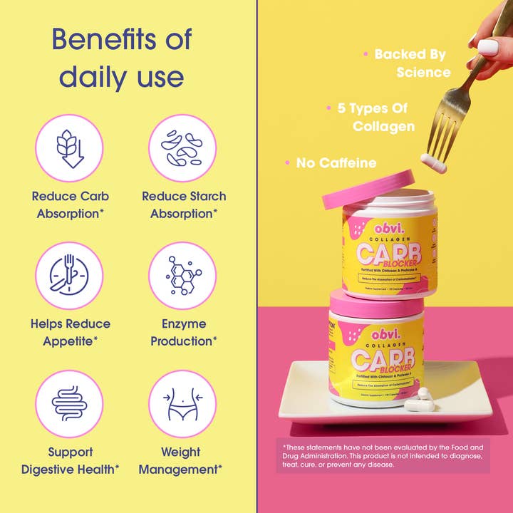 Obvi - Wholesale Protein/Superfood Powder - Obvi Collagenic Carb Blocker & Appetite Suppressor