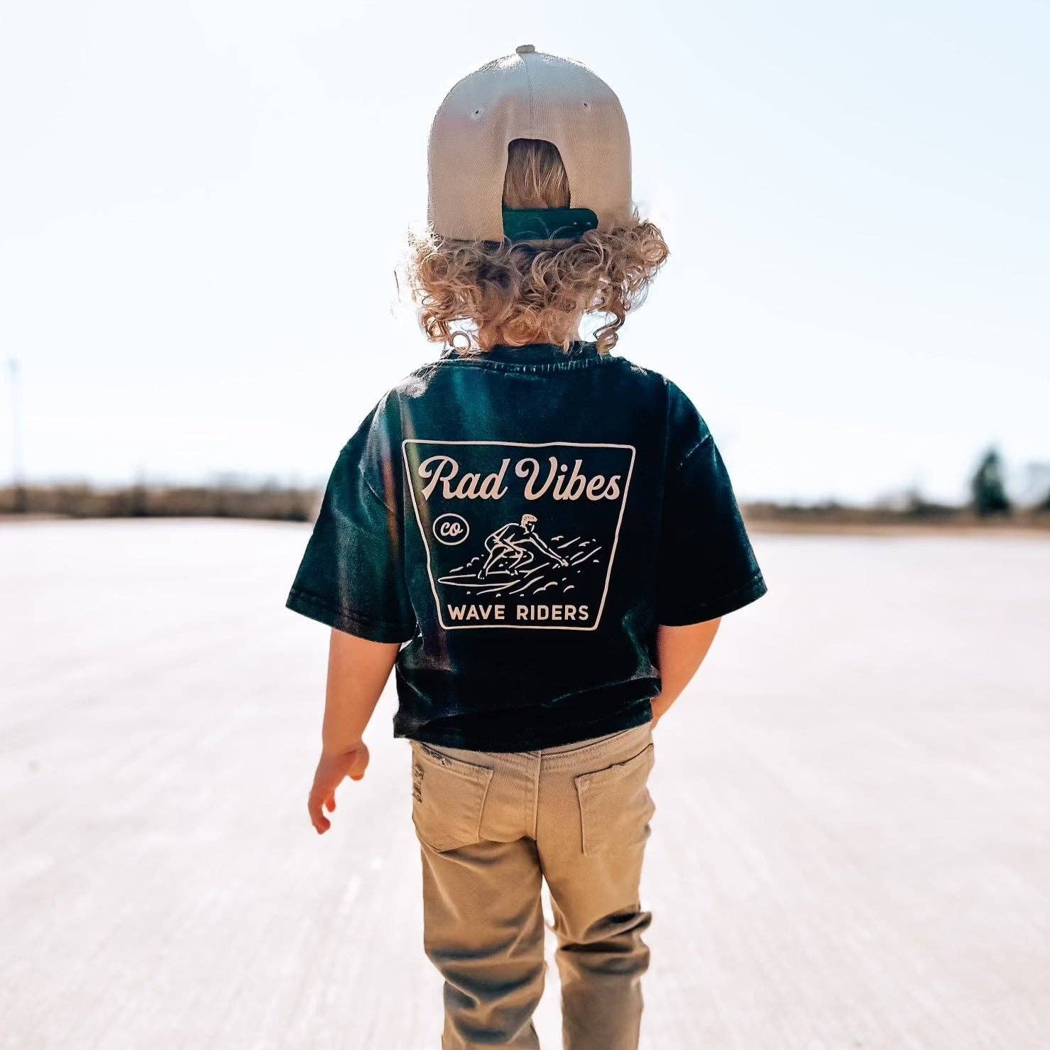 Boys Clothes The Mavericks Tee Vintage Black - USA made for wholesale on Faire3