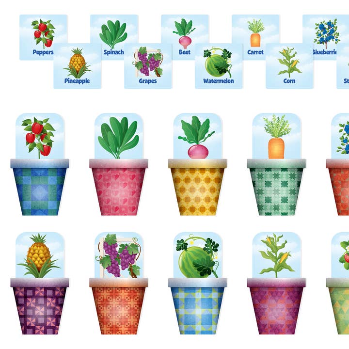 Blue Ninja Studios - Wholesale Brain Game - Kids - Patchwork Garden Preschool Memory Matching Game2