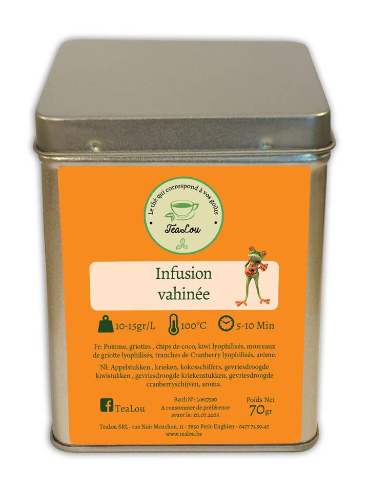 Infusión vahinada - caja de 70 g para venta al por mayor de Tealou