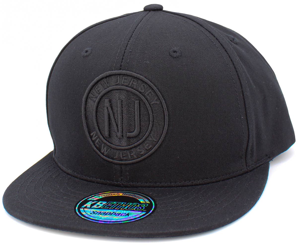 KBETHOS - Wholesale Flat Brim Cap - Men's - NEW JERSEY SNAPBACK4