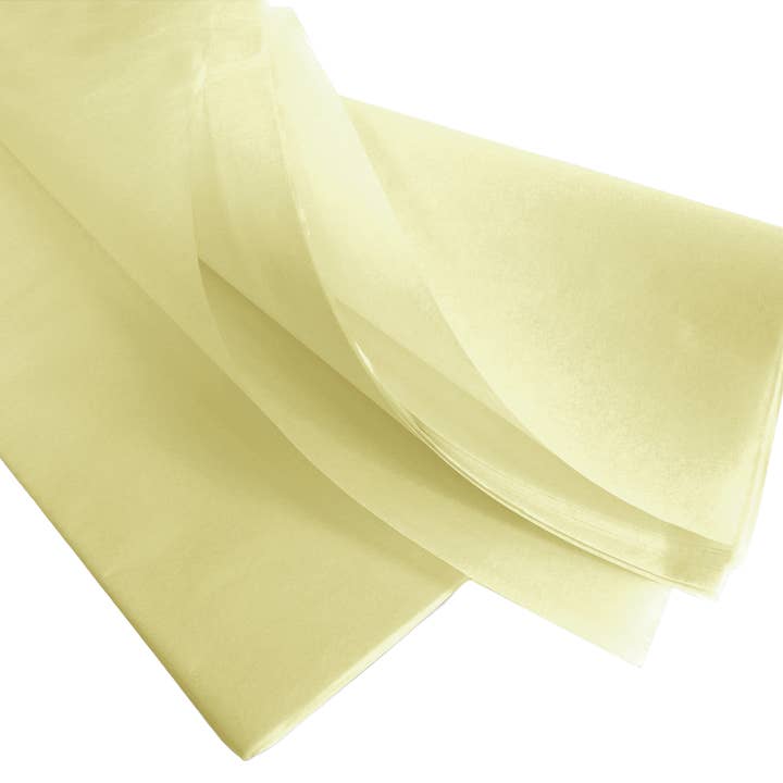 Vanilla tissue paper for wholesale by kadopapier.net