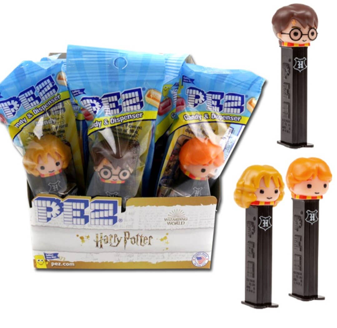 Majestic Wholesale – wholesale Hårt godis – PEZ Harry Potter Godisdispenser 12-pack, 0,58 oz (16,4 g) per dispenser1