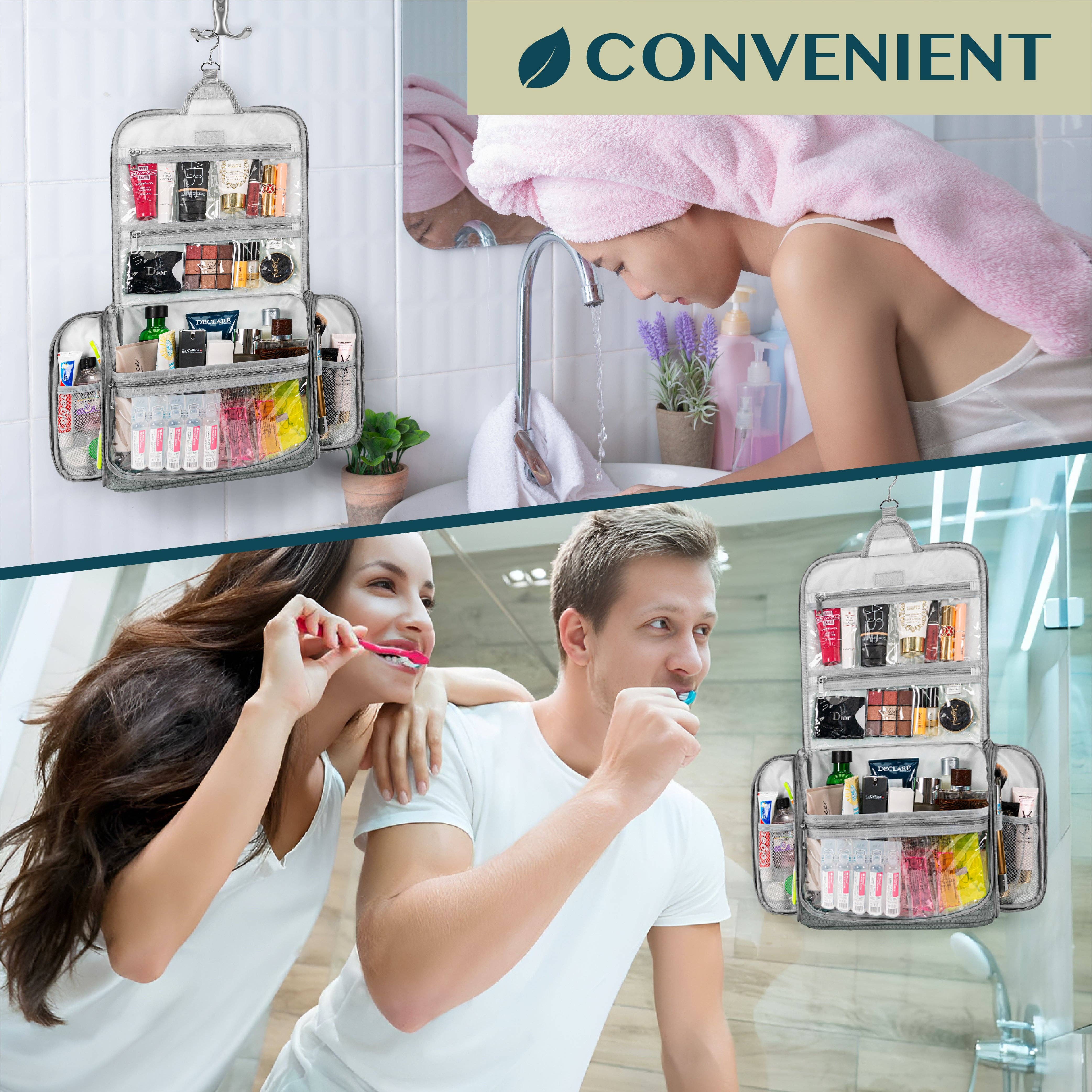 Pavilia – wholesale Toiletry bag – Unisex – Classic Hanging Toiletry Organizer Bag11