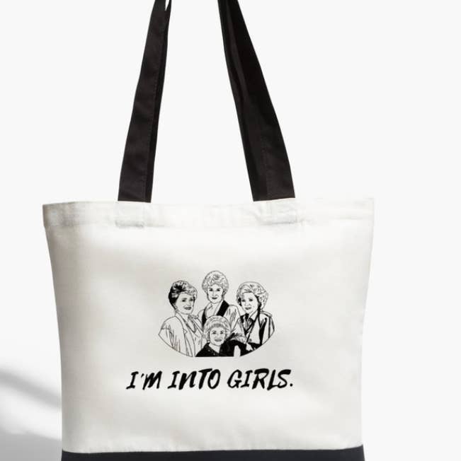 Very Gay. Very Busy. - Wholesale Tote Bag - Unisex - I’m Into Girls Golden Girls Canvas Tote0