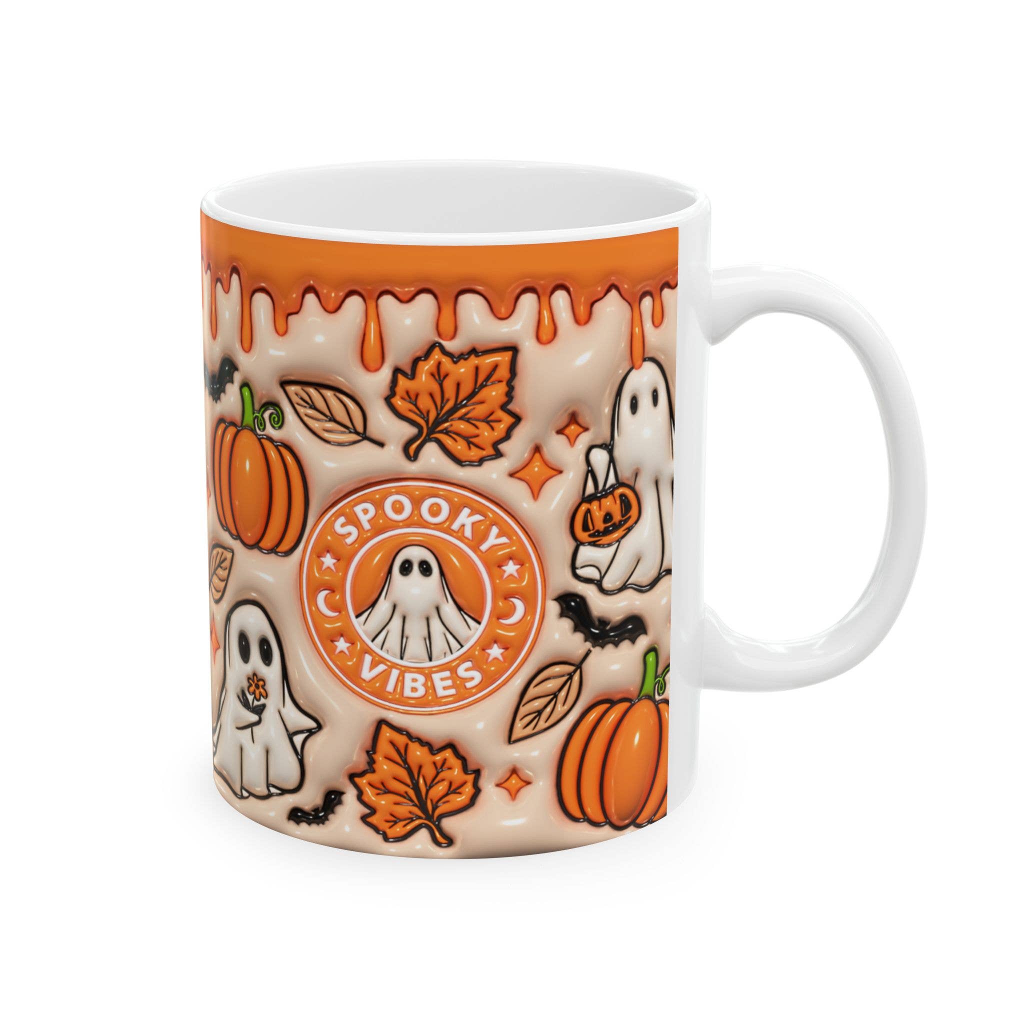 NVC Ecommerce LLC - Vente Tasse à café - Tasse fantôme halloween 3D, tasse à café en forme de fantôme3