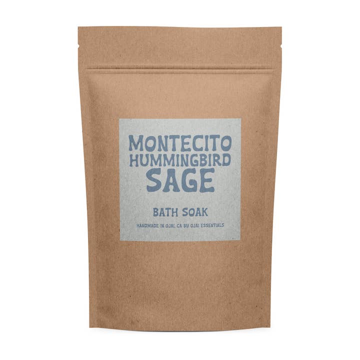 Ojai Essentials - Wholesale Bath Soak/Milk - Montecito Hummingbird Sage Bath Salts