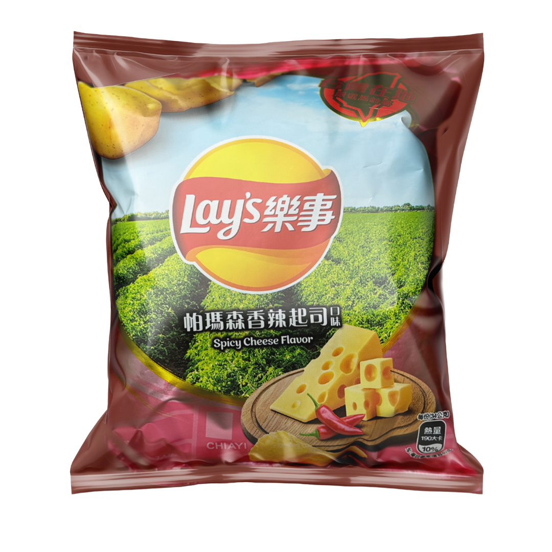 Worldwide Snacks INC – wholesale Chips – Lay's potatischips 34 g från Taiwan, 12-pack10
