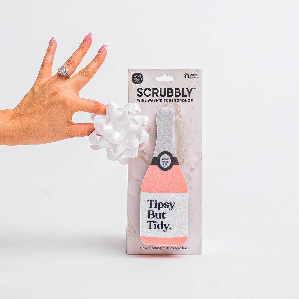 Wine Wash Co. - Wholesale Cleaning Sponge - Scrubbly™ Sponge - Tipsy2