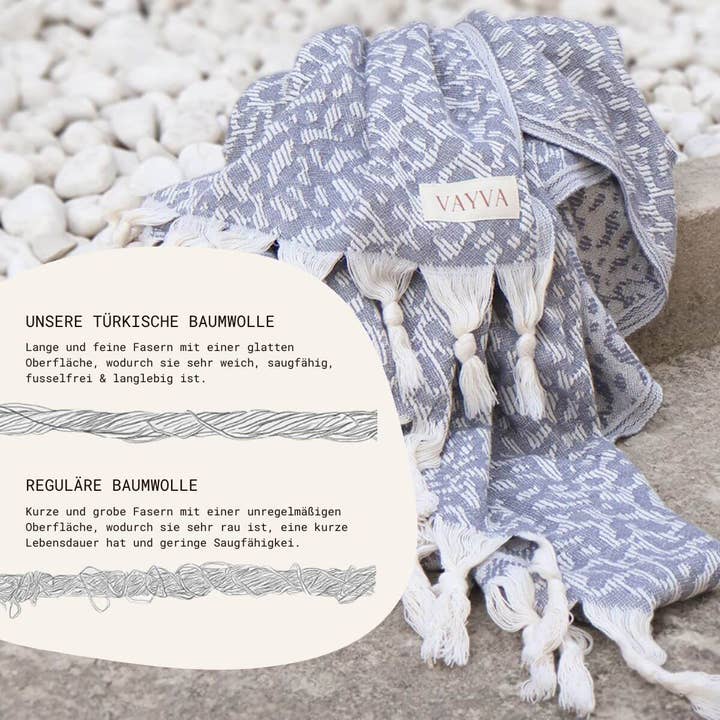VAYVA - Vendita all'ingrosso Telo mare - Asciugamano in cotone | Telo mare | Telo hammam Mykonos