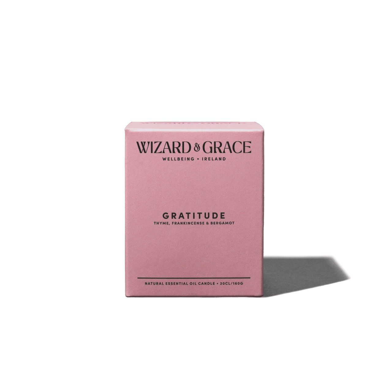 Wizard & Grace Wellbeing - Venta al por mayor Velas en tarros - Vela de aceite esencial natural Gratitude4