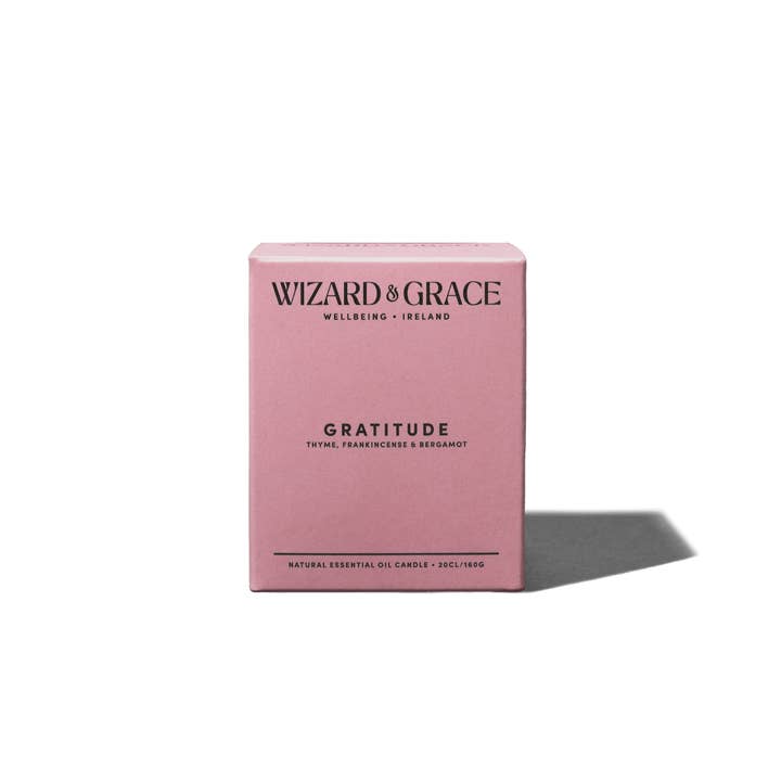 Wizard & Grace Wellbeing - Vente Bougie en bocal - Bougie à l'huile essentielle naturelle Gratitude4