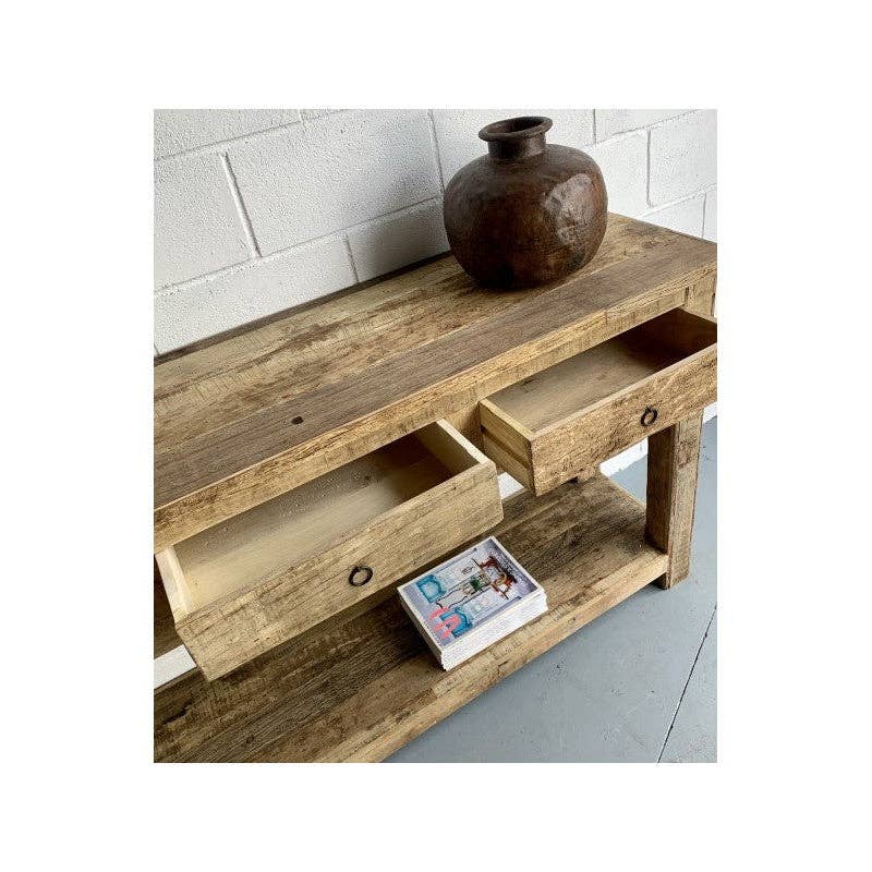 Paloma Black (Casa Natura Design, S.L.) – Engroshandel Skænk – Stor funktionel skænk med 3 skuffer og 1 lang hylde4