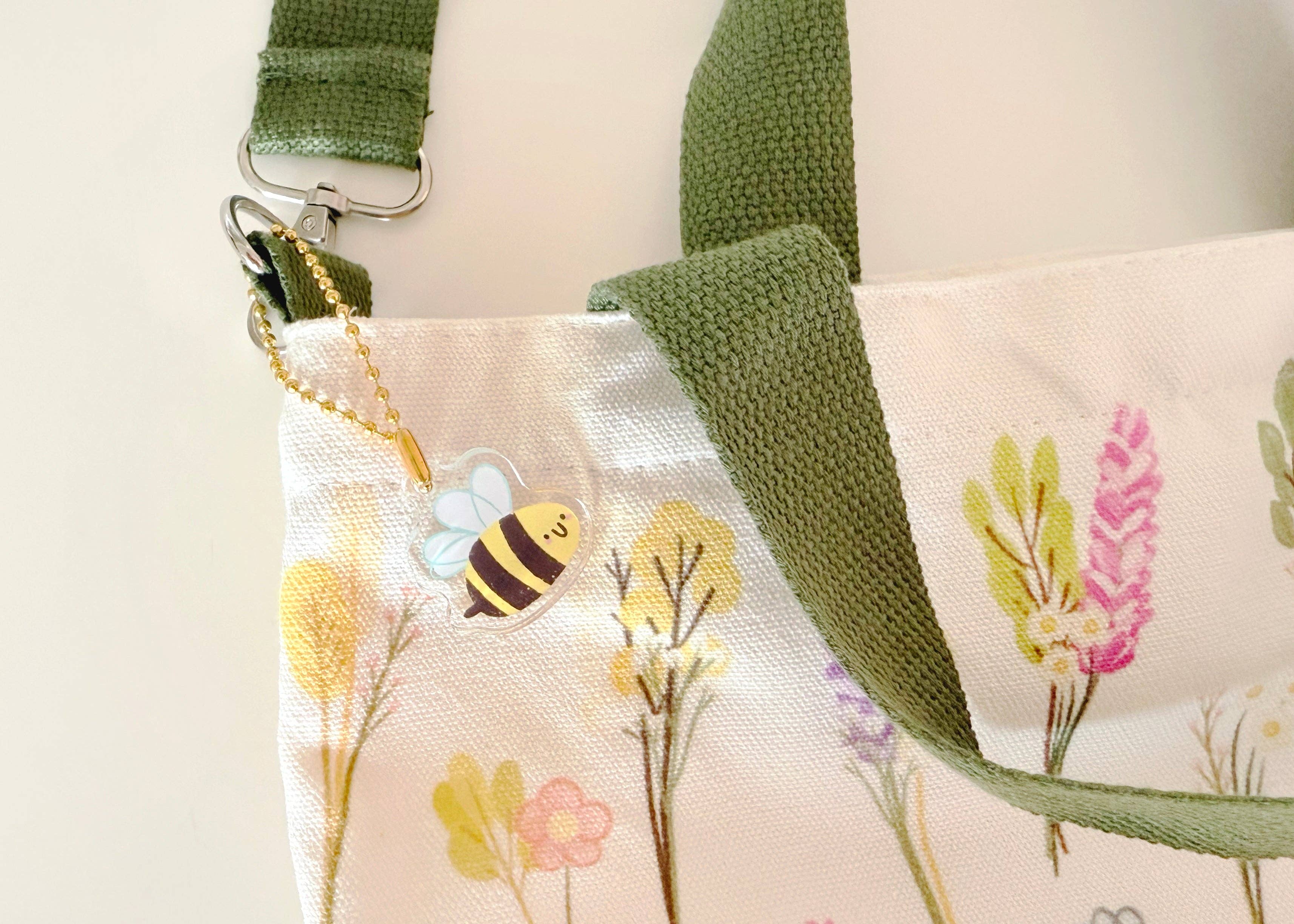 Jessthechen - Wholesale Tote Bag - Women's - Print Canvas Mini Tote | Sage Florals3