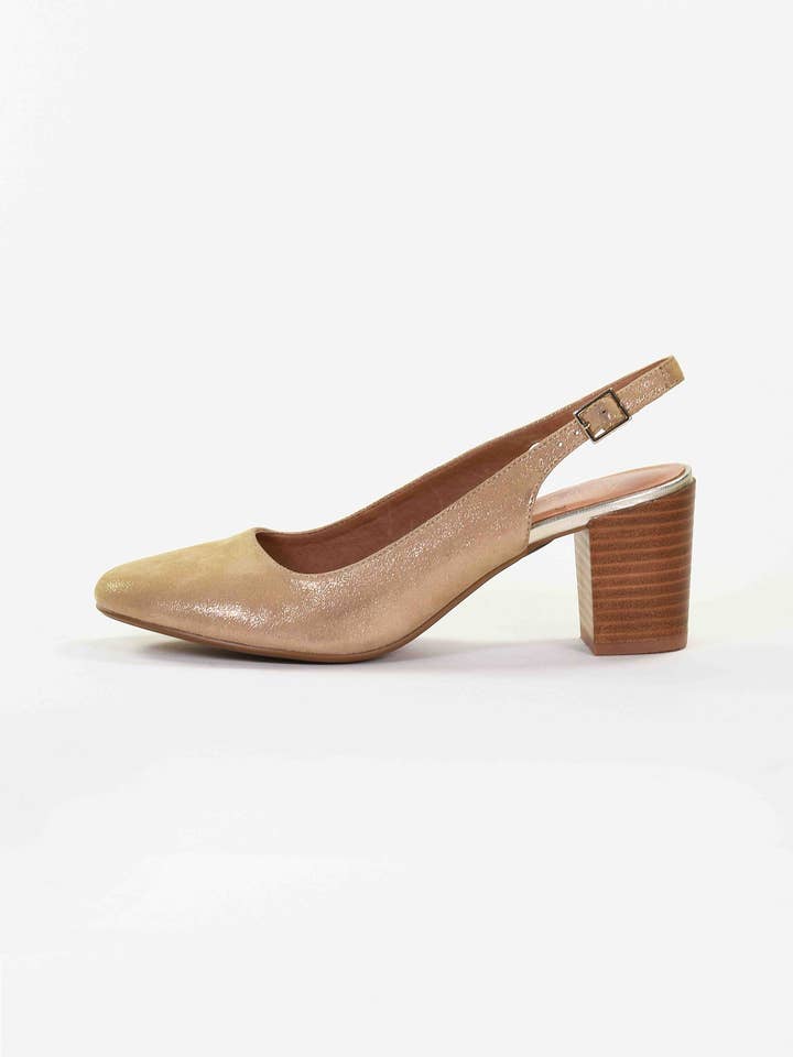 DALIA plain open heel pumps for wholesale by Emilie Karston
