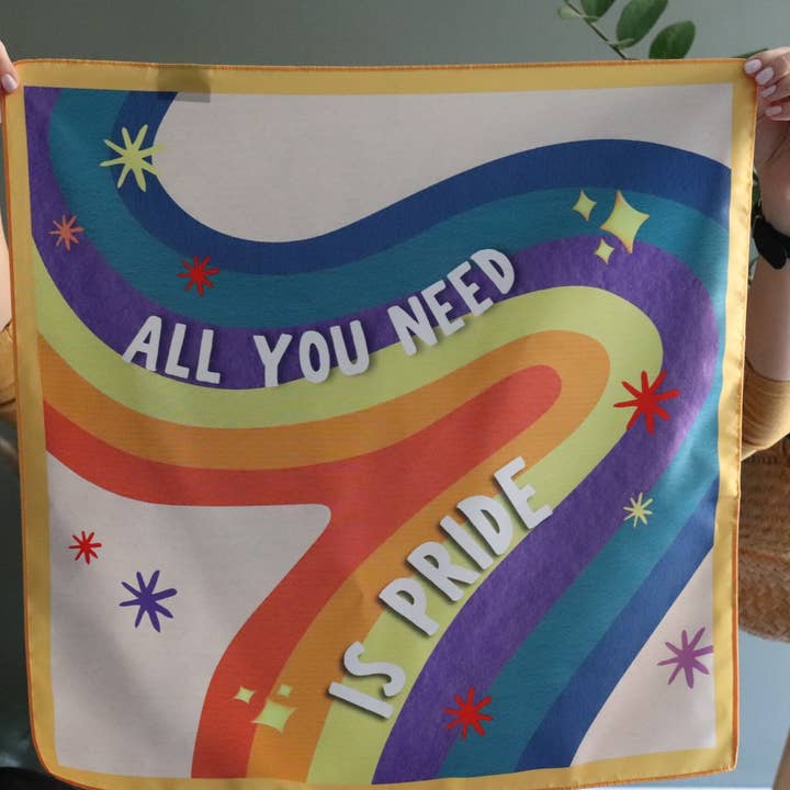 ALL YOU NEED - rPet Furoshiki Gift Wrap - Medium for wholesale by Wrapuccino Ltd