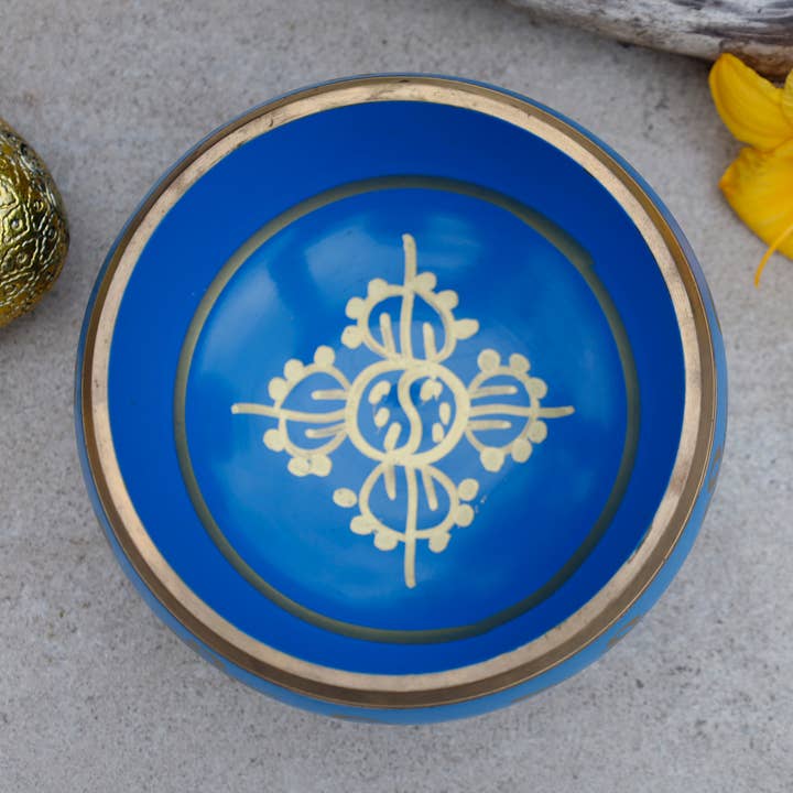 Lungta Imports - Vente Accessoire de méditation - Grand bol chantant tibétain Om Mani4