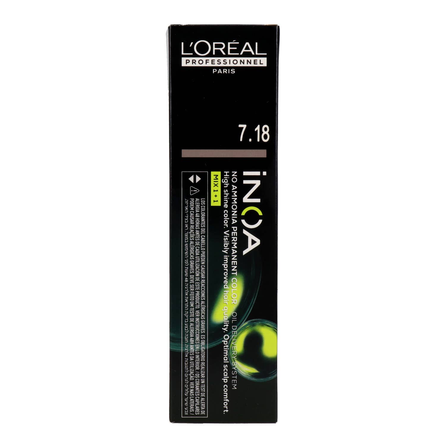 SUBLIME BEAUTY WHOLESALER SL - Vendita all'ingrosso Tinte per capelli - Loreal Inoa Colore 7.18 60 g0