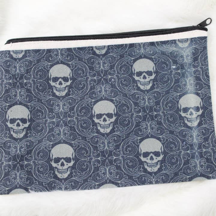 Skull Pattern Black // whatever bag for wholesale by Raven Design