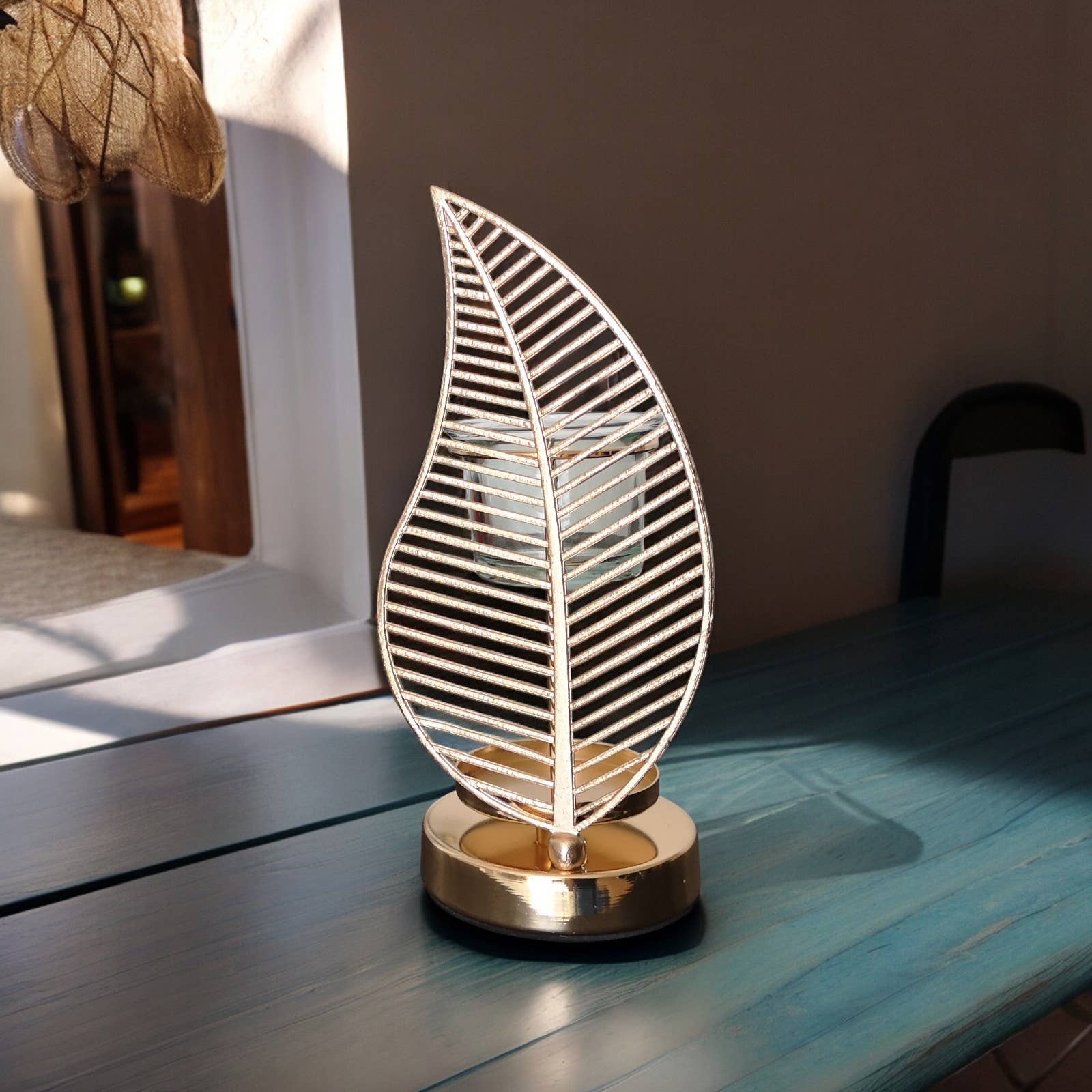 Zen'Arôme - Wholesale Oil Warmer - Oil Burner and Scented Wax Melter Palm Metal and Ceramic9