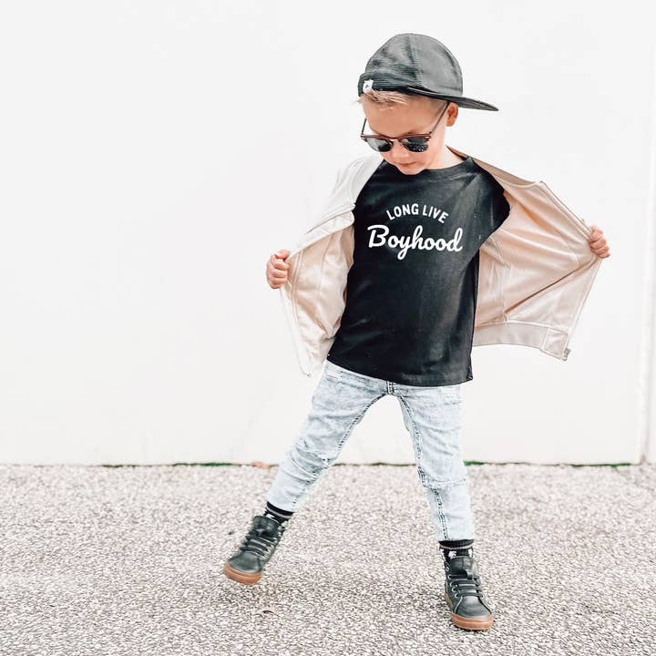 Long Live Boyhood | Kids Tee for wholesale by Holland Ave Clothing