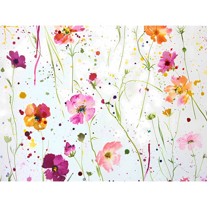 Craft Kreatively - Vendita all'ingrosso Attrezzature per lavoretti e fai da te - Flora Pressata | Carta di Riso per Decoupage | 6 disegni | A4