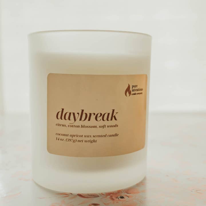 Pure Intentions Candle Company - Wholesale Jar/Filled Candle - Daybreak1