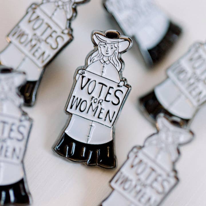 Click Bloom - Wholesale Lapel Pin/Button - Votes for Women Suffragette Enamel Pin4