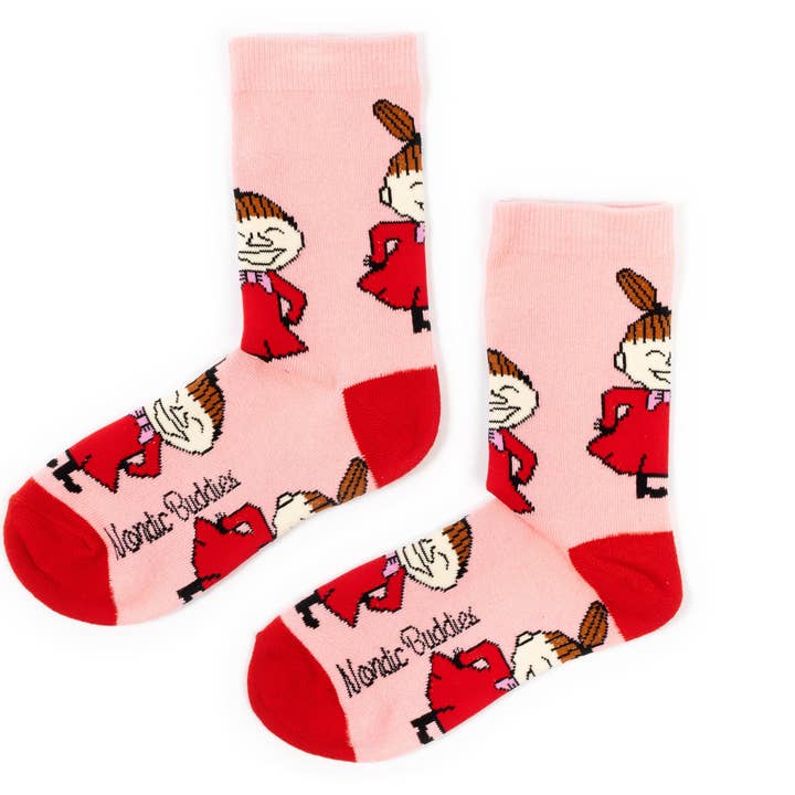 Little My Happiness Kvinnor Strumpor - Ljusrosa för wholesale av Nordicbuddies