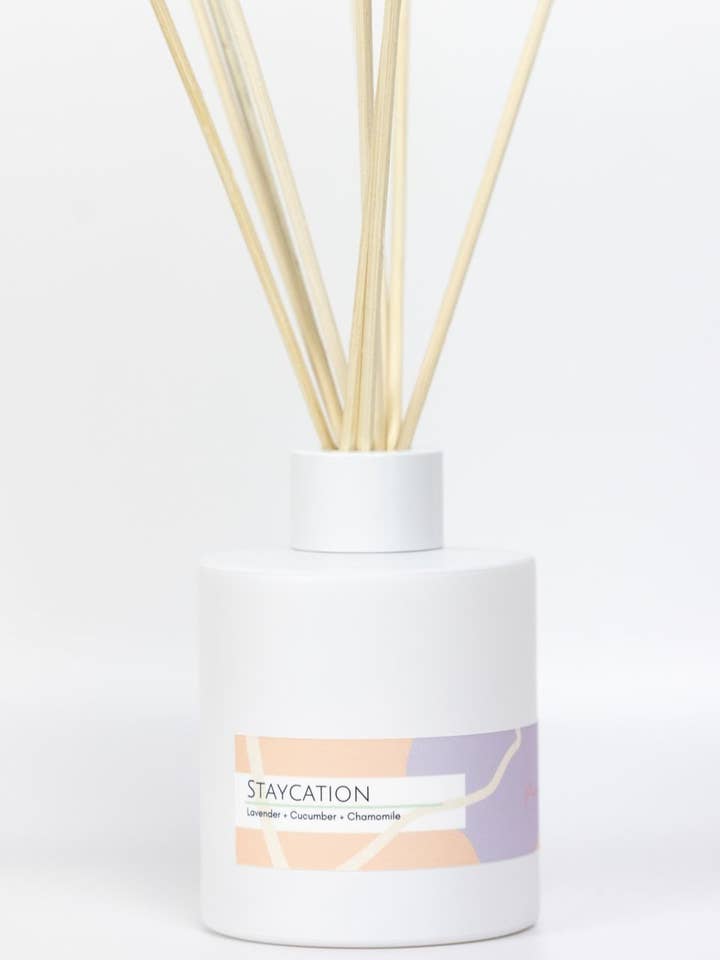 Reed Diffuser | 4 oz | Staycation for wholesale by The Fleurish Co