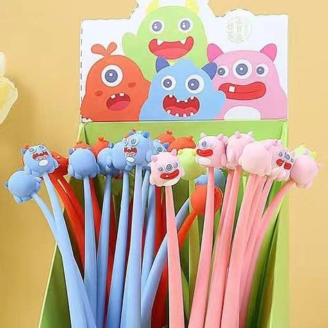 22568 STYLO GEL MONSTRE WIGGLE-48 pour la vente par BCmini