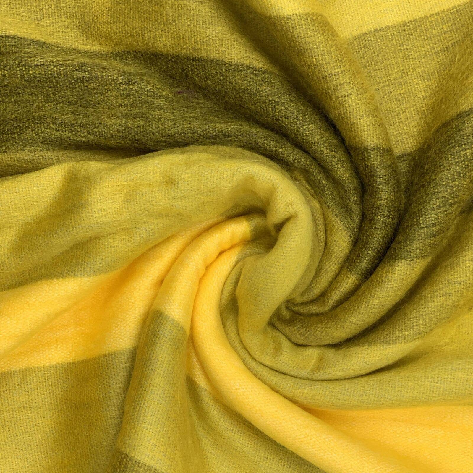 ECUALAMA - Wholesale Throw Blanket - Soft & Warm Baby Alpaca Wool Throw Blanket / Sofa Cover - Queen 90" x 65" - thick stripes pattern5