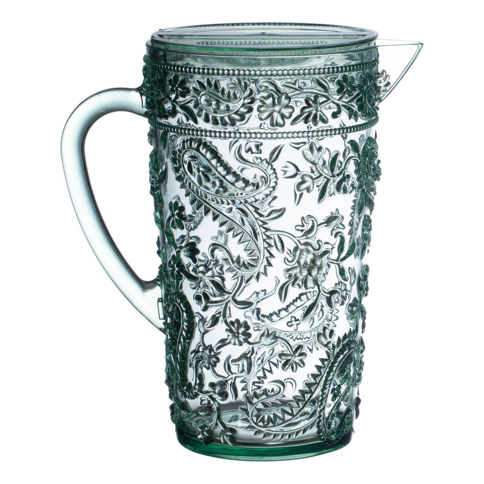 LeadingWare - Wholesale Pitcher - AC-1016 - 2 QT. Paisley Pitcher5