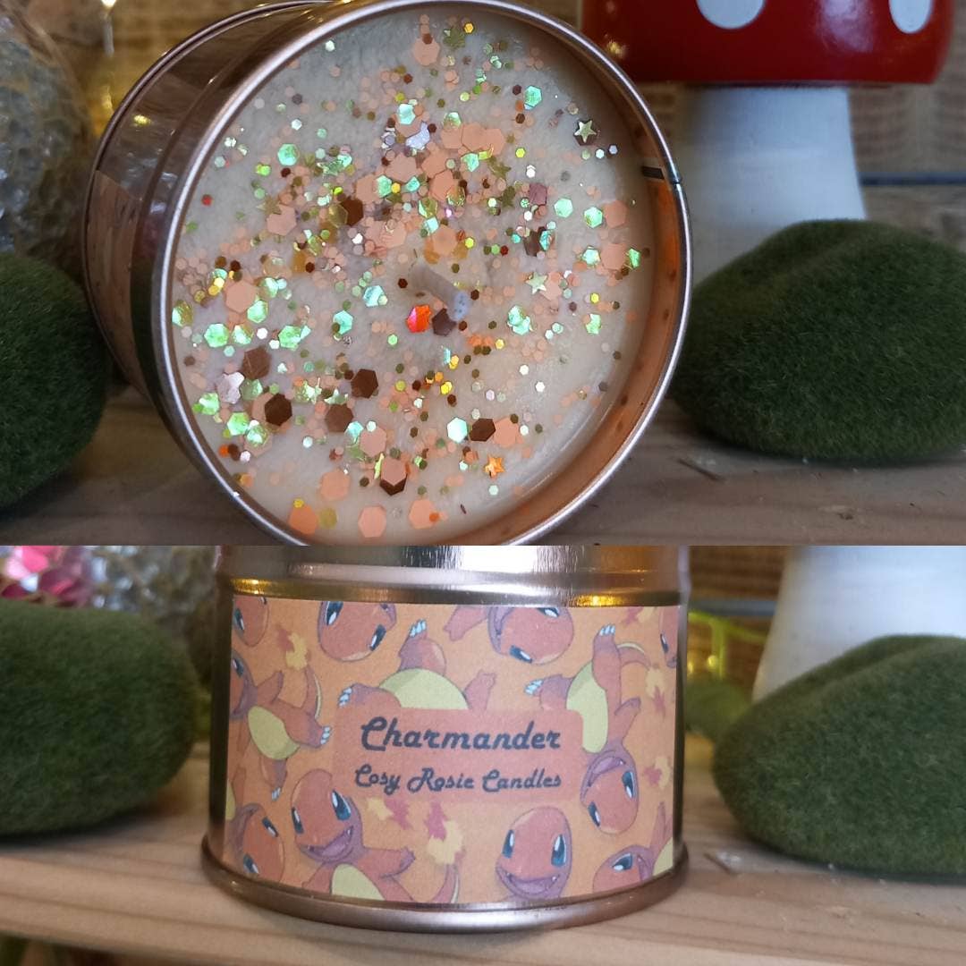 Cosy Rosie Candles - Wholesale Travel Candles - Starter Pokemon Candles Set Individual Gifts Nintendo Charma1
