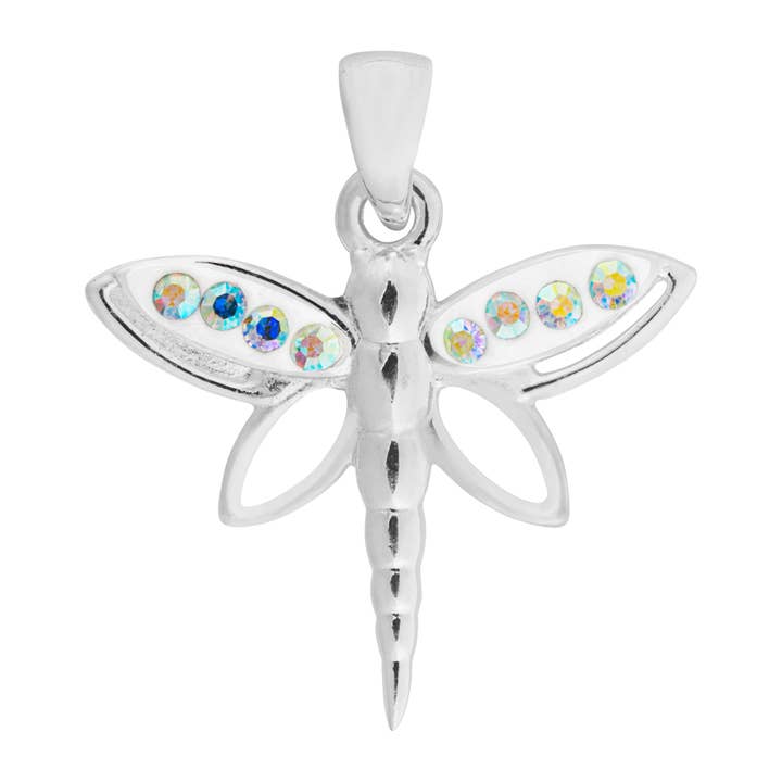 Mooie 925 Zilver AB Libelle Hanger voor wholesale door Silver Jewellery Cavern Wholesale