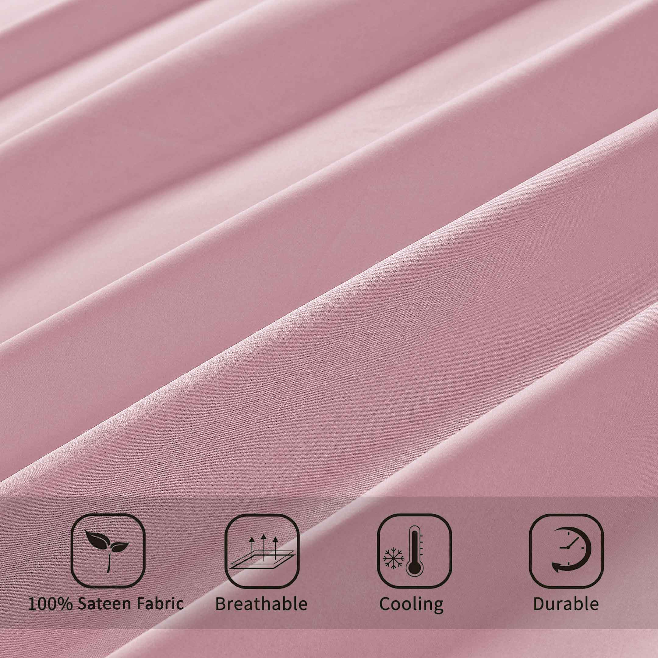 Cottonpassion_US – Conjunto de lençóis por atacado – Jogo de lençol em algodão cetim 400 fios com bordado - 4 peças43