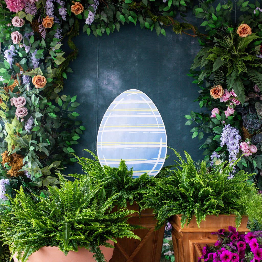 Songbird Grove Collection - Wholesale Garden/Lawn Stake - Artsy Easter Egg Garden Stakes Collection3