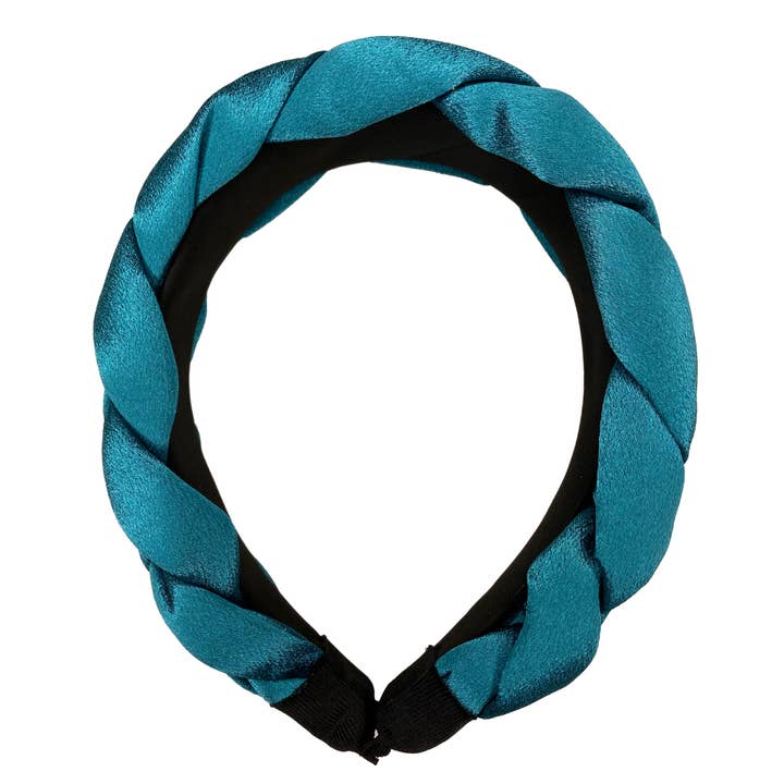 Headbands of Hope | One Purchased One Donated - Wholesale Fashion Headband - Women's - Blair Braid Headband - Teal1