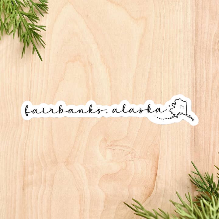 Fairbanks, Alaska-Aufkleber für den Großhandel von Printworthy