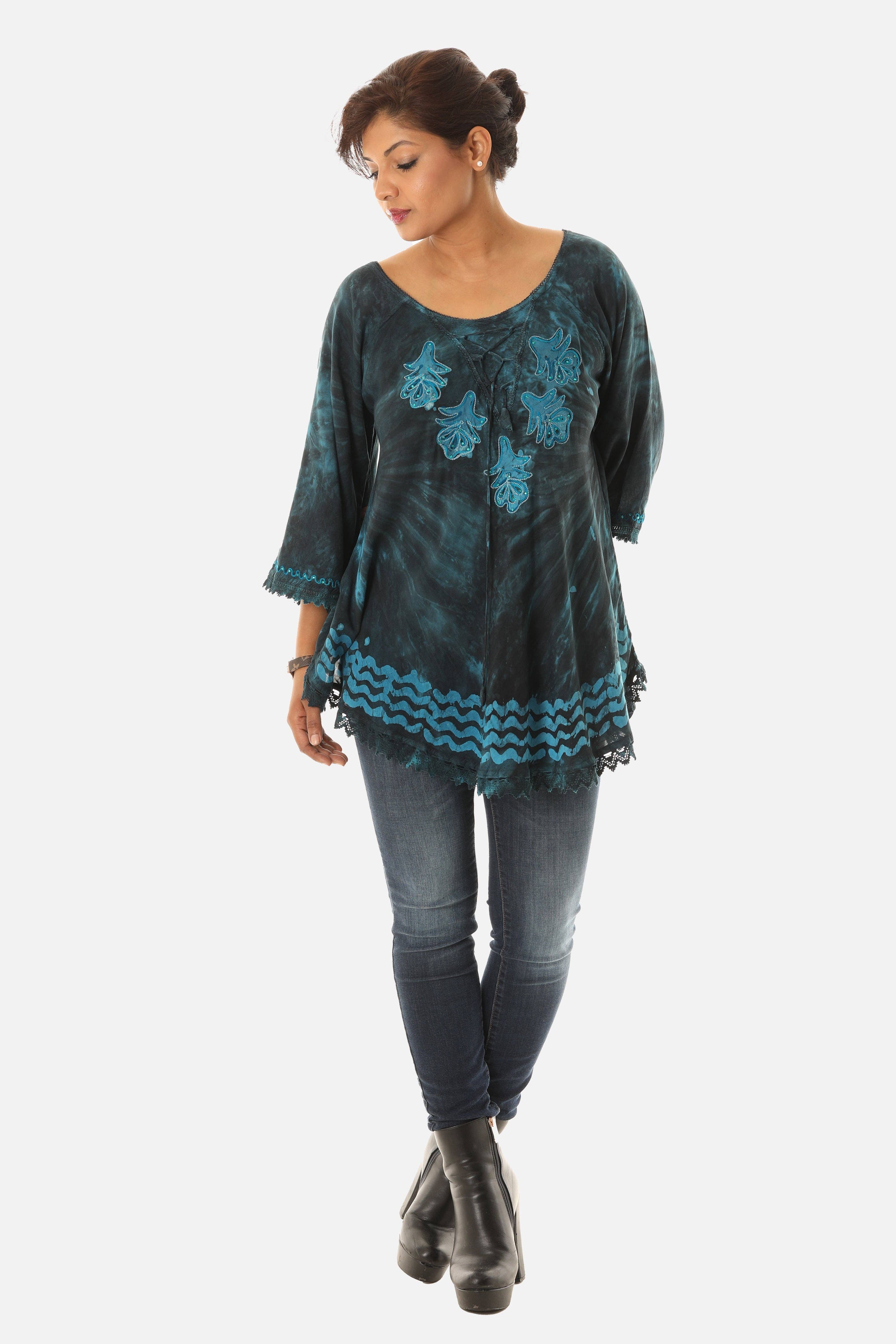 Shoreline Wear. INC – wholesale Tunic – Women’s – Women's Tie Dye Rayon Tunic7